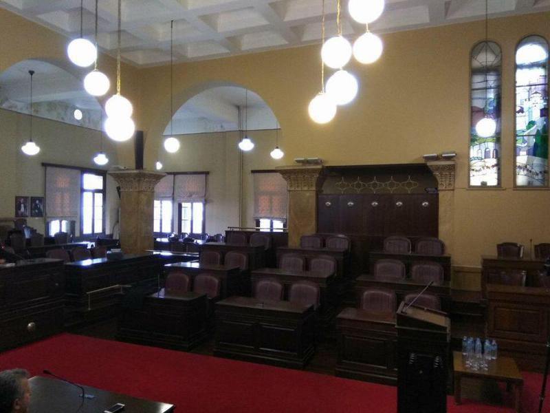 αίθουσα δημοτικού συμβουλίου άδεια Custom