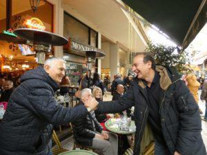 Βόλτα Θ. Μπέγκα στους πεζόδρομους με την πρόσκληση ανά χείρας 55 mpegasvoltapezodromoi 1