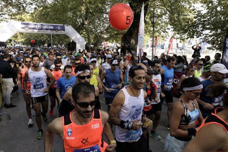 Εκκίνηση Γύρου Λίμνης 30 χλμ 1