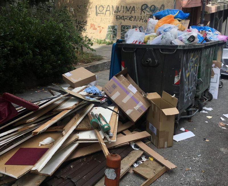 σκουπίδια Πουλίτσα