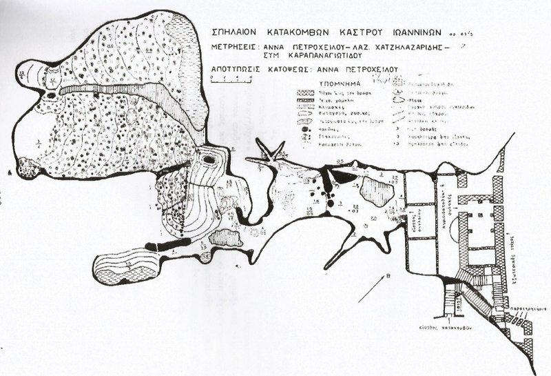 Σπήλαιο «Κατακομβών» Κάστρου κάτοψη Custom