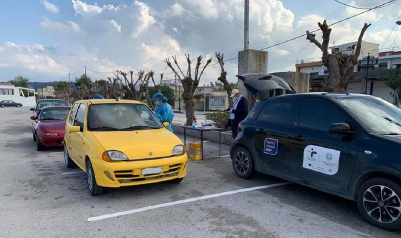 Drive through rapid tests