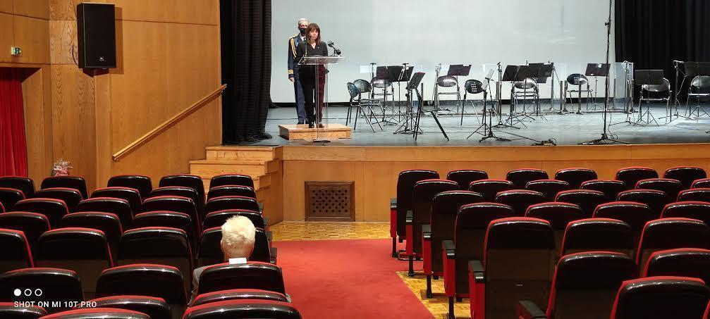 Πρωτόγνωρες εικόνες στην πανηγυρική εκδήλωση για τα "Ελευθέρια" 56 sakellaropoylou vima