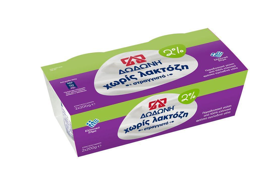 Γιαούρτι χωρίς λακτόζη από τη «Δωδώνη» 55 Dodoni lactose free1
