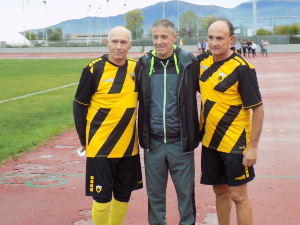 Φωτορεπορτάζ από το παιχνίδι βετεράνων ΠΑΣ - ΑΕΚ 5-3 57 Αρδίζογλου Λιάκος γεωργιάδης scaled