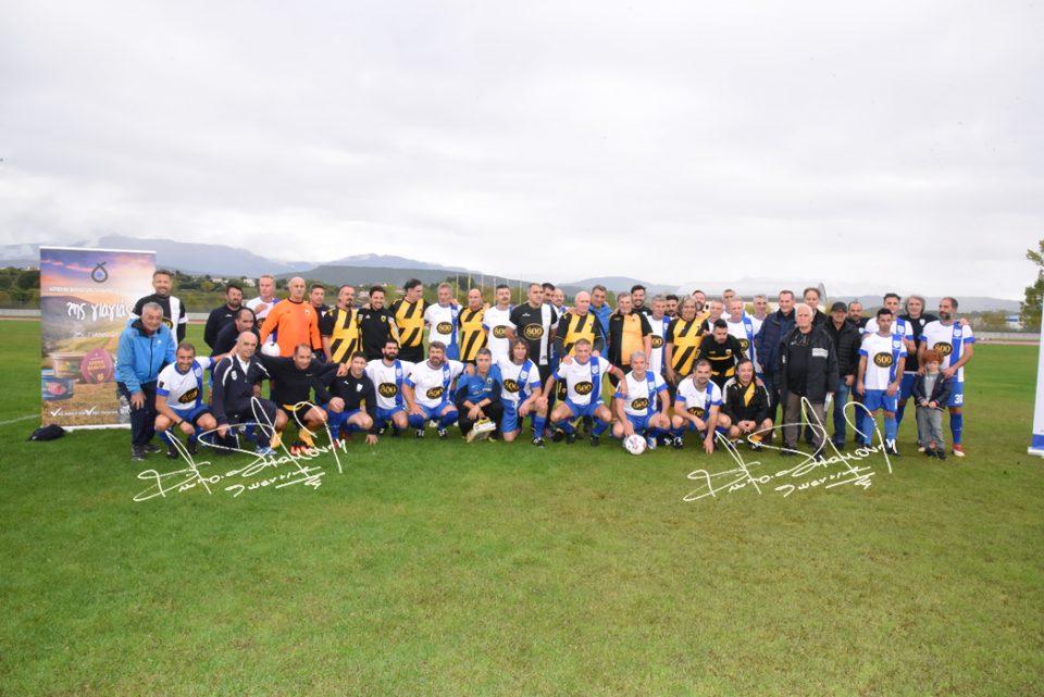 αναμνηστική φωτο ΠΑΣ και ΑΕΚ