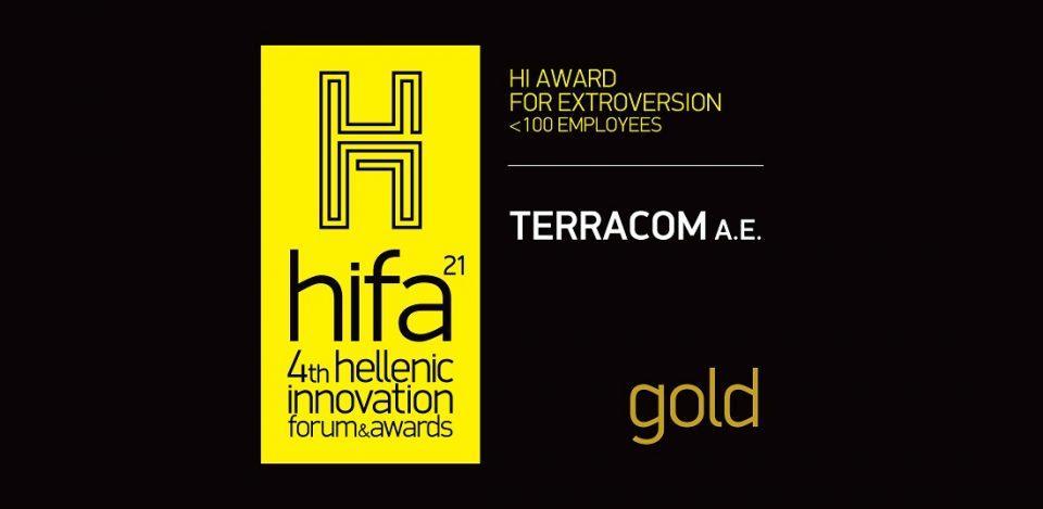 HIFA21 Terracom GOLD Award