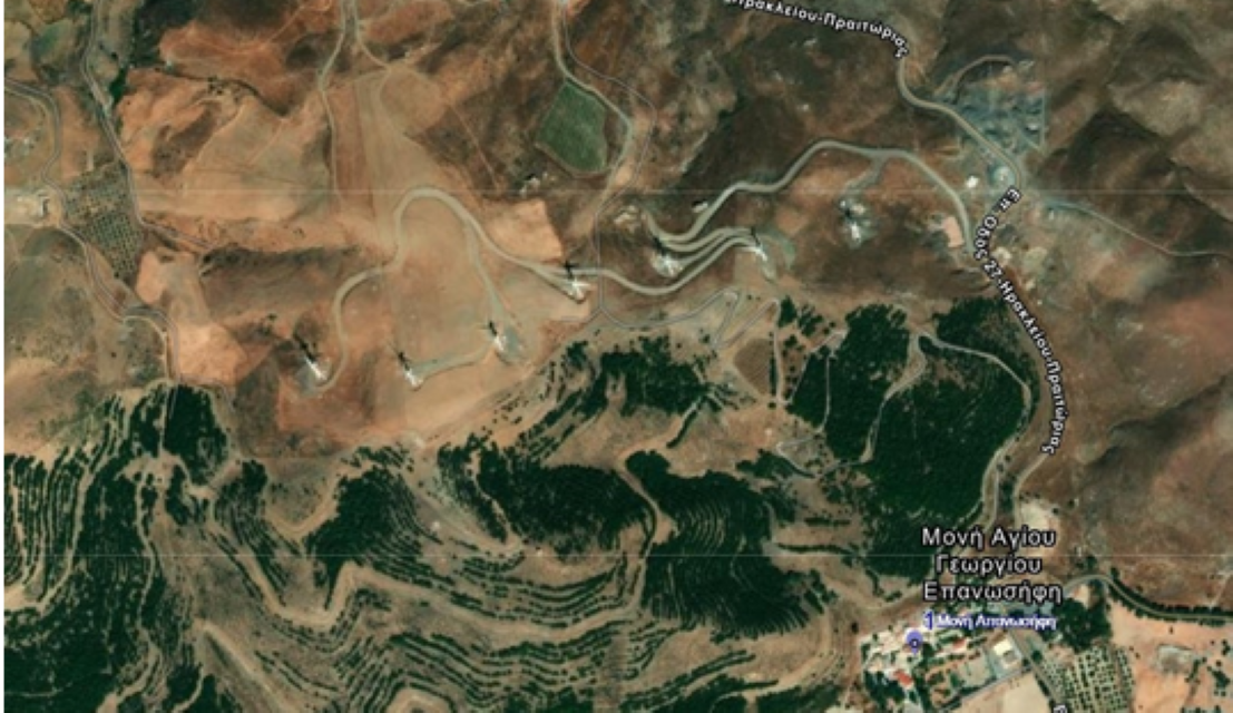 Χειμωνιάτικη βόλτα στο αιολικό πάρκο στην Μονή Επανωσήφη 57 φωτογραφία κάτω από χάρτες για site Custom