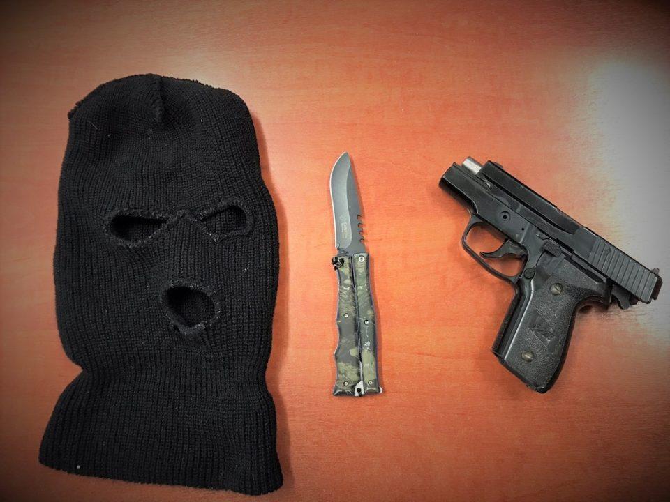 fullface pistoli petalouda