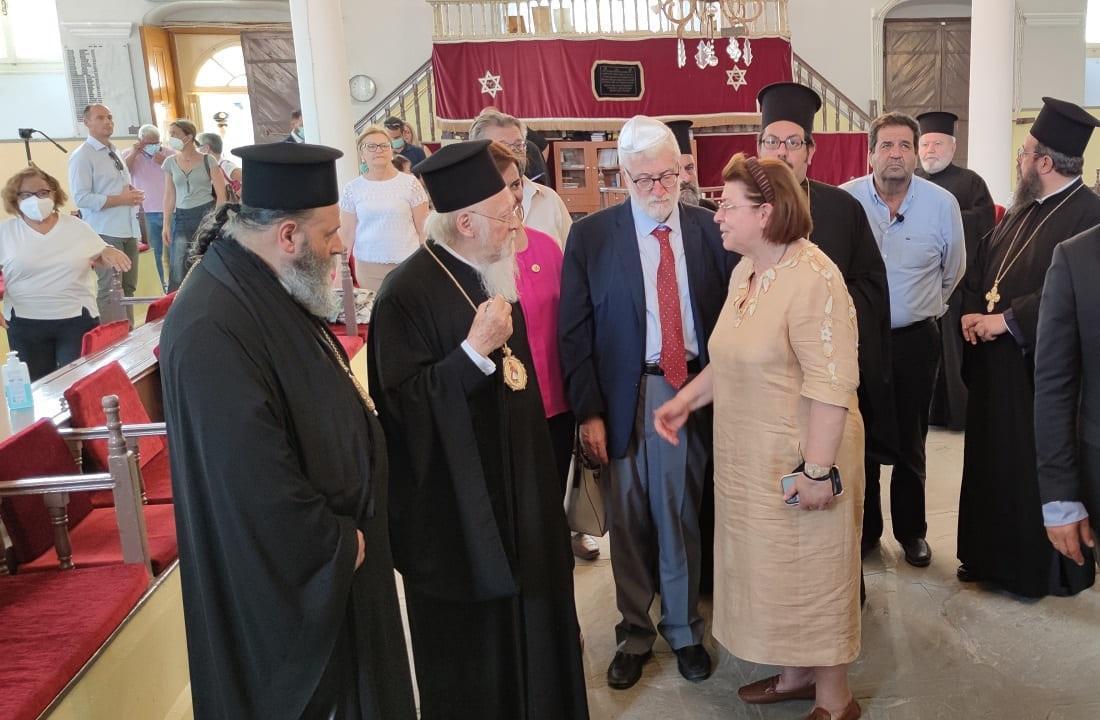 Επίσκεψη του Οικουμενικού Πατριάρχη στη Συναγωγή 55 vartholomaios sinagogi1 1
