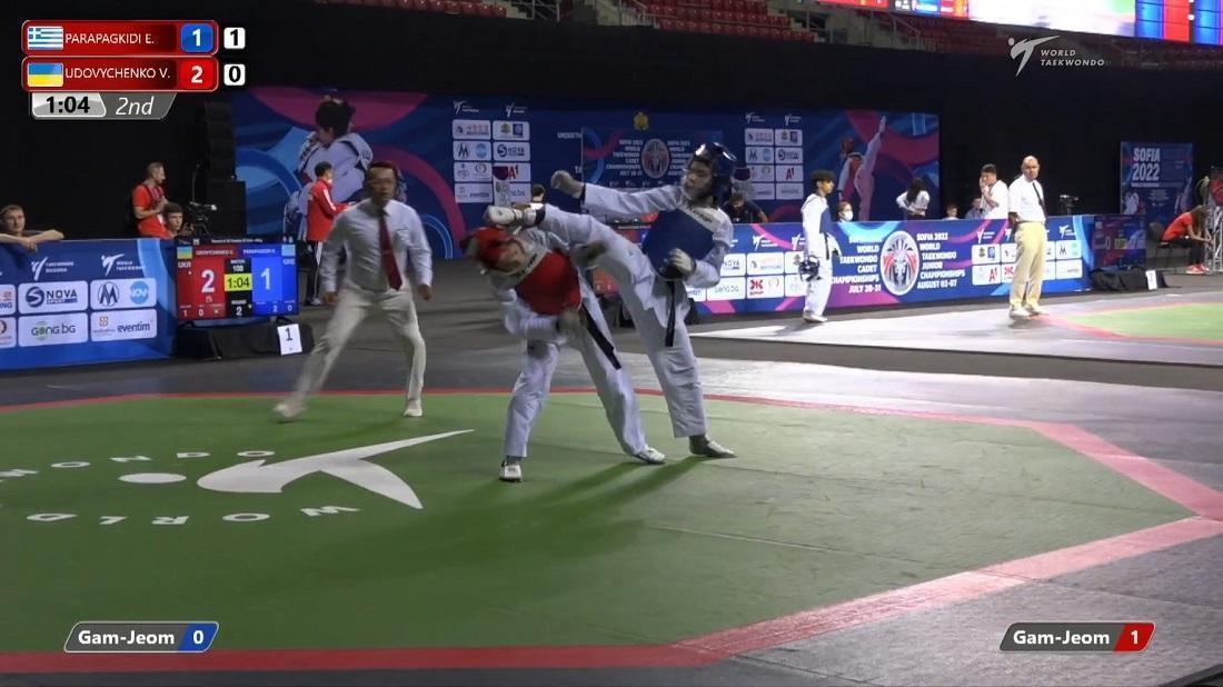 Στην πρώτη δεκάδα του κόσμου οι Ευ. Πάντος και Ευ. Παραπαγκίδη 55 parapagkidou pagkosmiotaekwondo 1