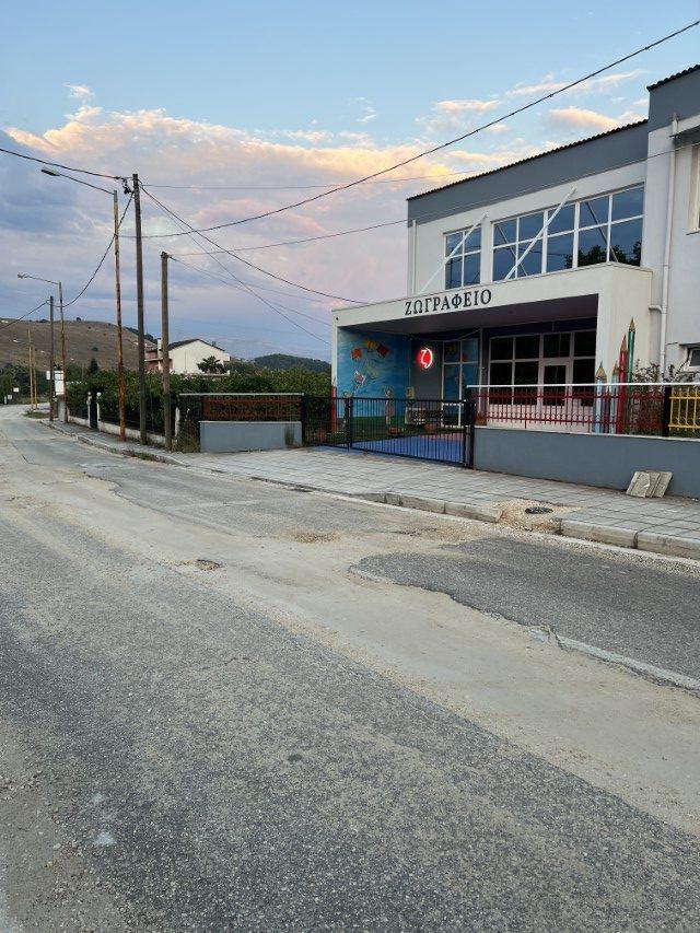 Ζωγράφειο σε λίγο παιδιά θα πάνε εκεί σχολείο Custom rotated