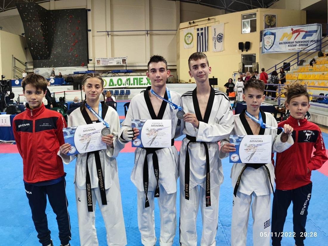 Γιαννιώτικα μετάλλια στο Πανελλήνιο Πρωτάθλημα Ταεκβοντό Παίδων-Κορασίδων 55 AMS DIAS taekwondo