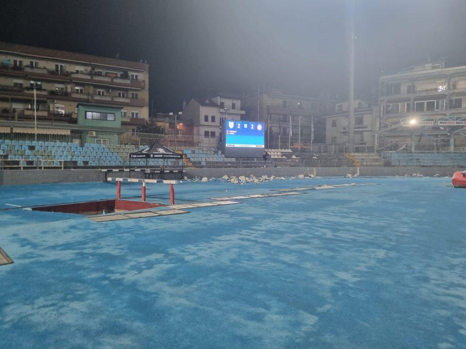 Σταδιο Ζωσιμαδες με Ολυμπιακό