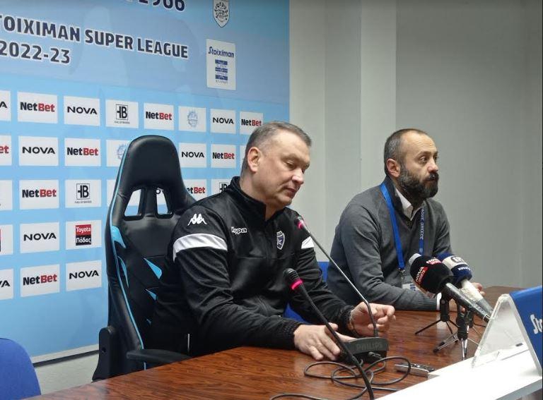 Γρηγορίου συνέντευξη Τύπου