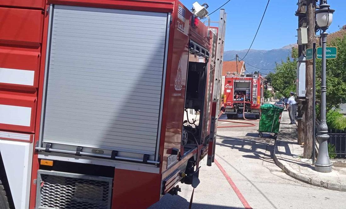 Ζημιές σε σπίτι στην Ανατολή από φωτιά 52 pyrosvestiki anatoli 1