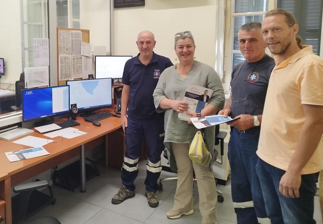 Σε Αστυνομία, Πυροσβεστική και ΕΚΑΒ η Τ. Καλογιάννη 53 Tatiana EKAV