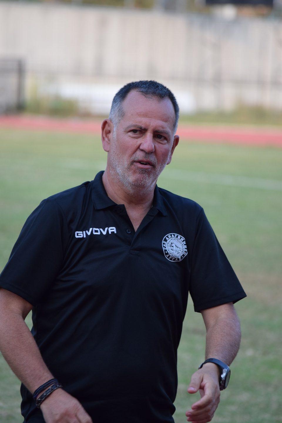 Χρηστος Αγγελης προπονητης Αναγέννησης