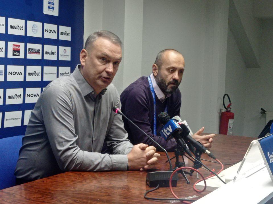 Γρηγορίου συνεντευξη Τυπου με Παναιτωλικο