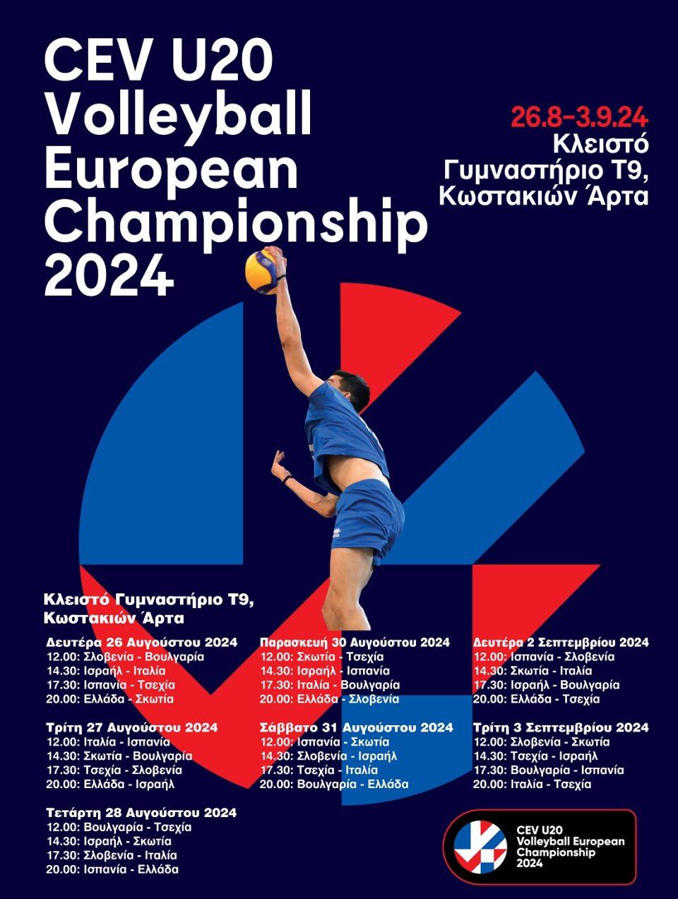 CEV U20M Poster TArtaGR