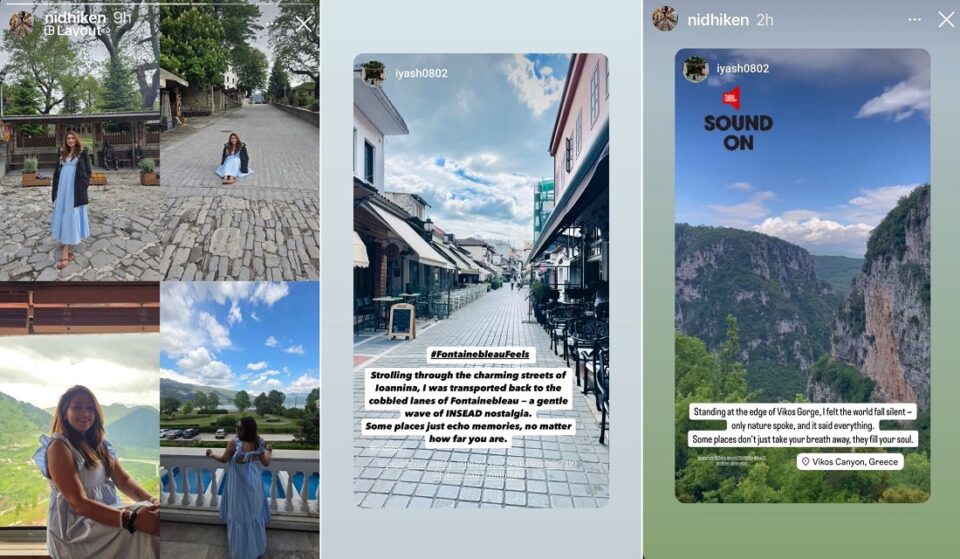 Indoi touristes Insta