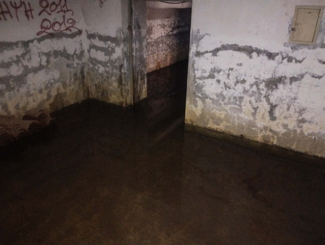 Plymmirismeno ypogeio 2o Lykeio