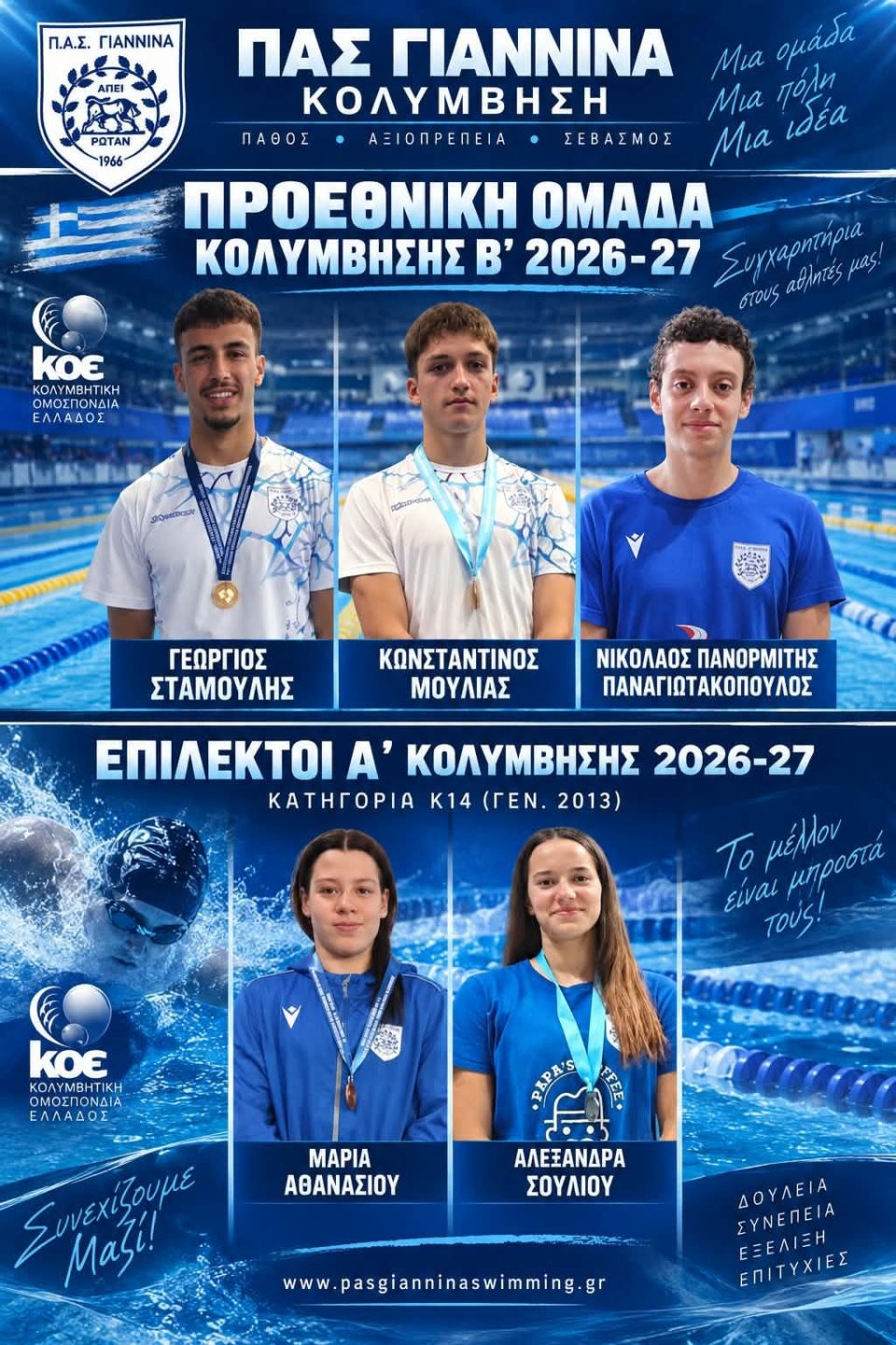 pas giannena proethnikh K14 kolymvhsh